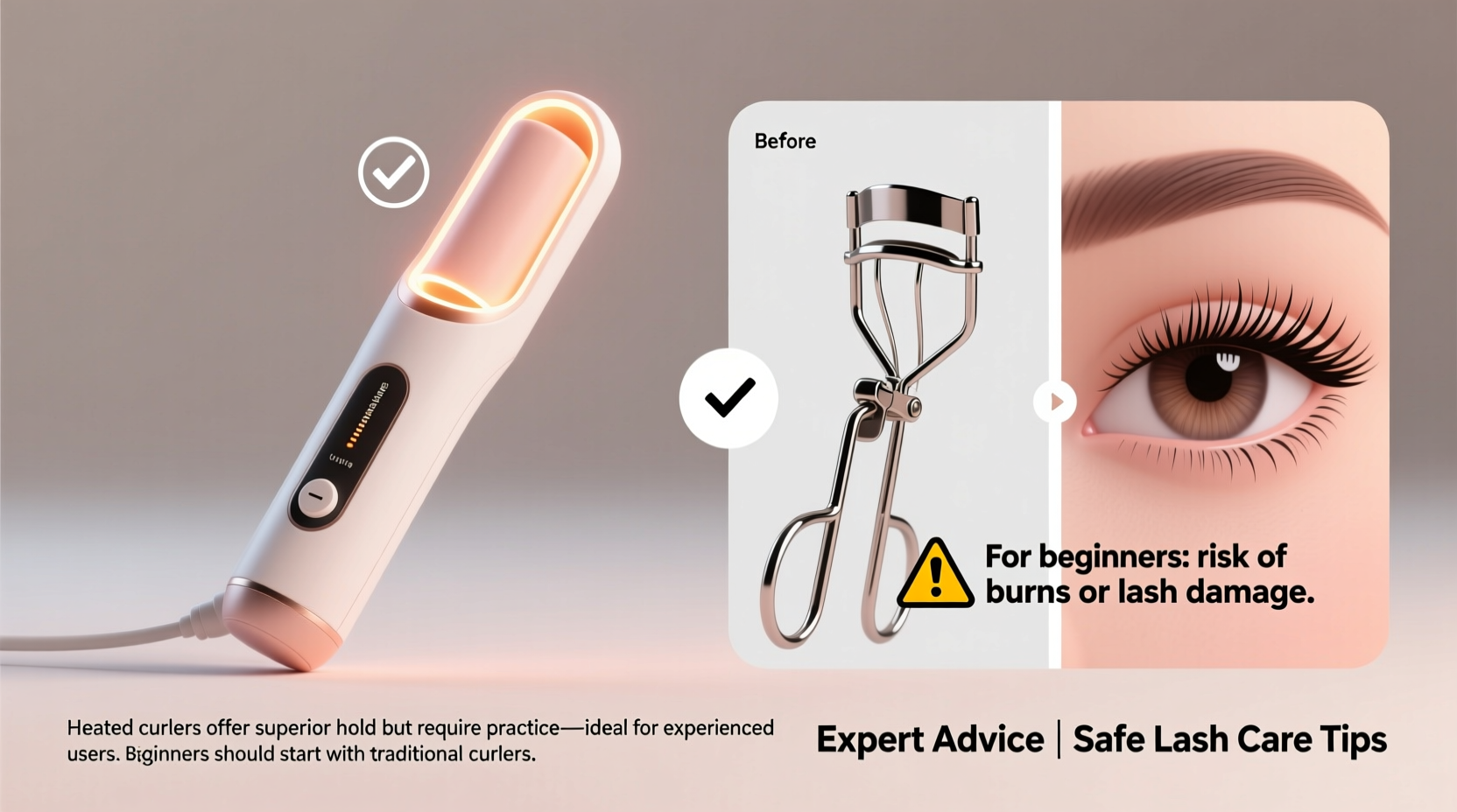 are heated eyelash curlers worth the splurge or dangerous for beginners