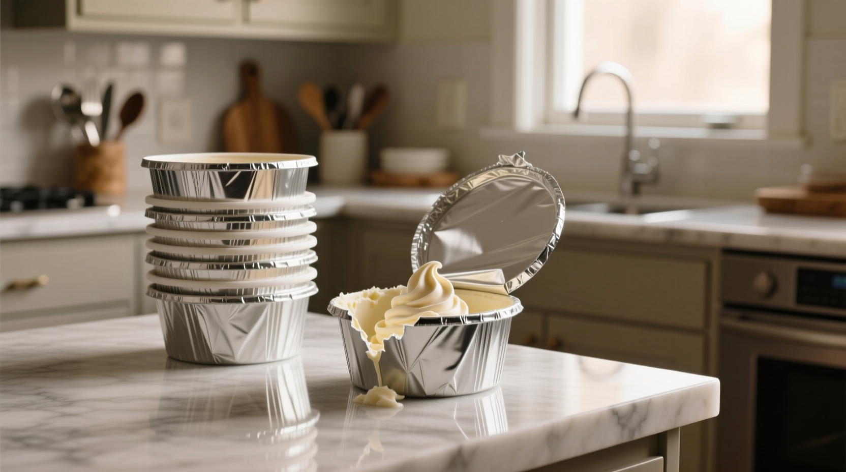 trim ice cream tubs as you eat to put an end to freezer