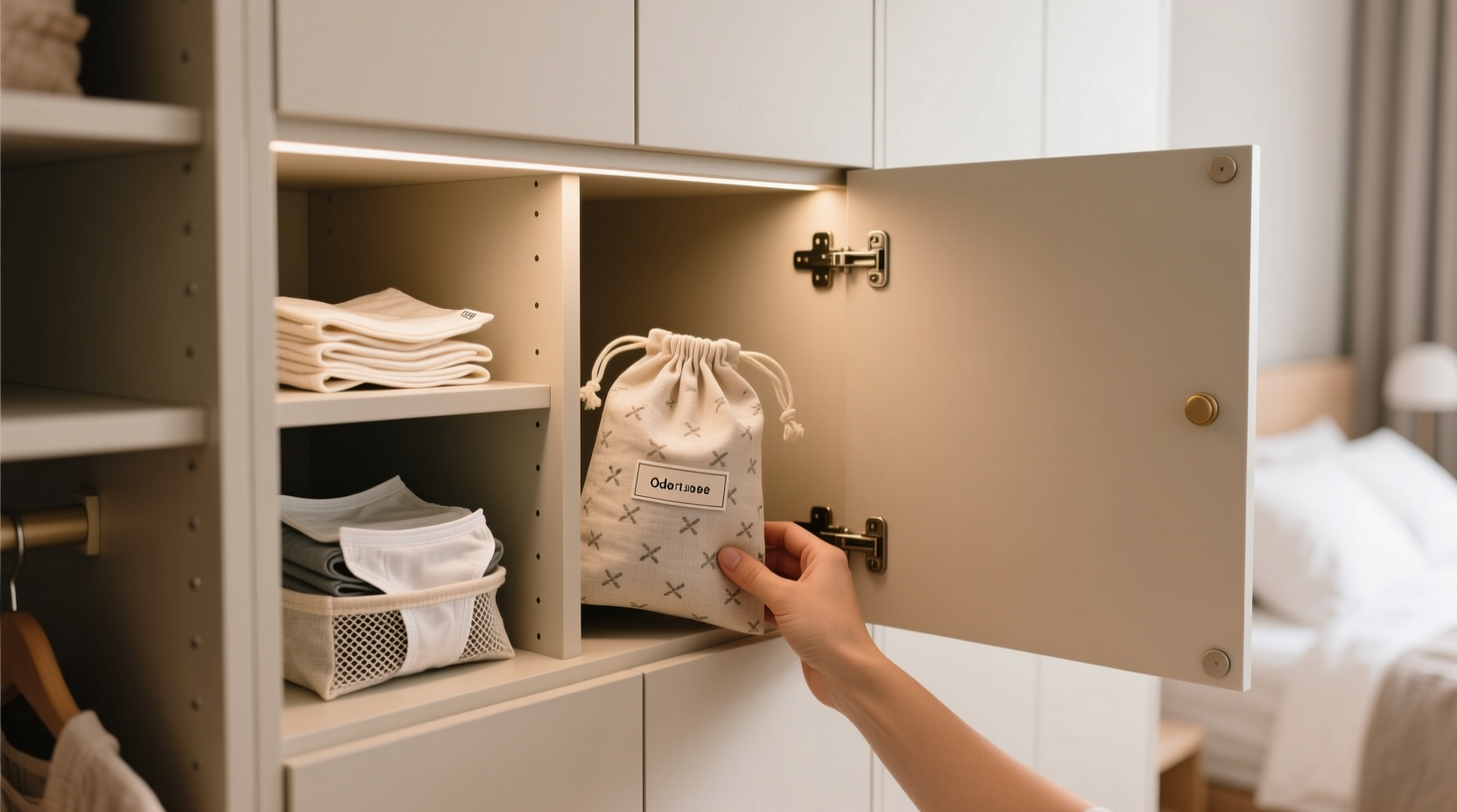 closet organization tips for period products