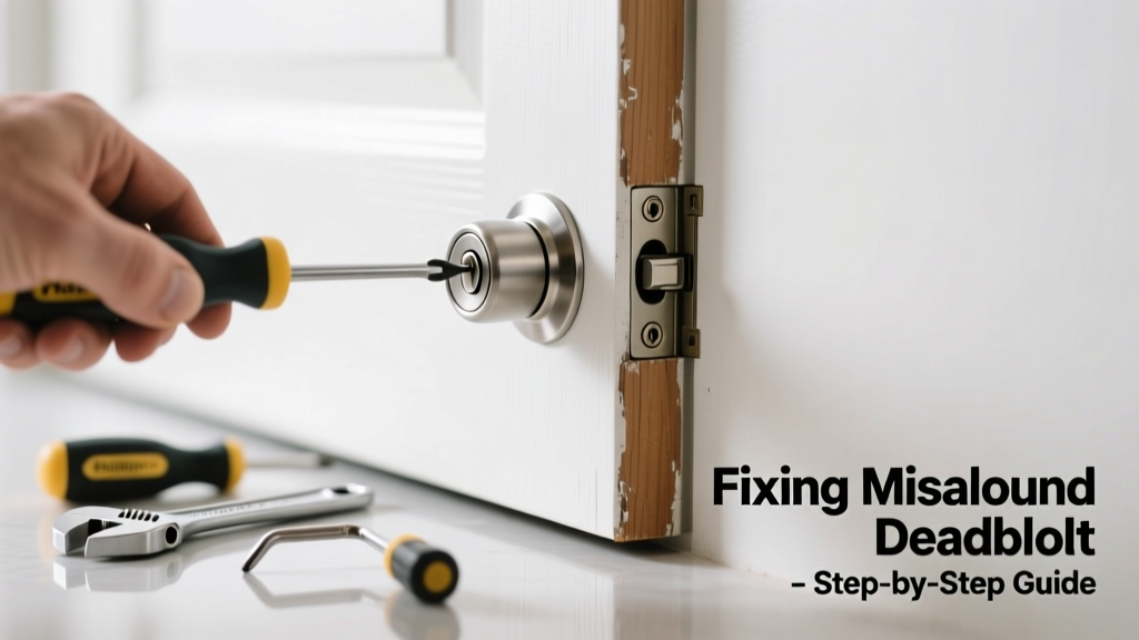 Fixing a Kitchen Door Deadbolt That Won’t Align