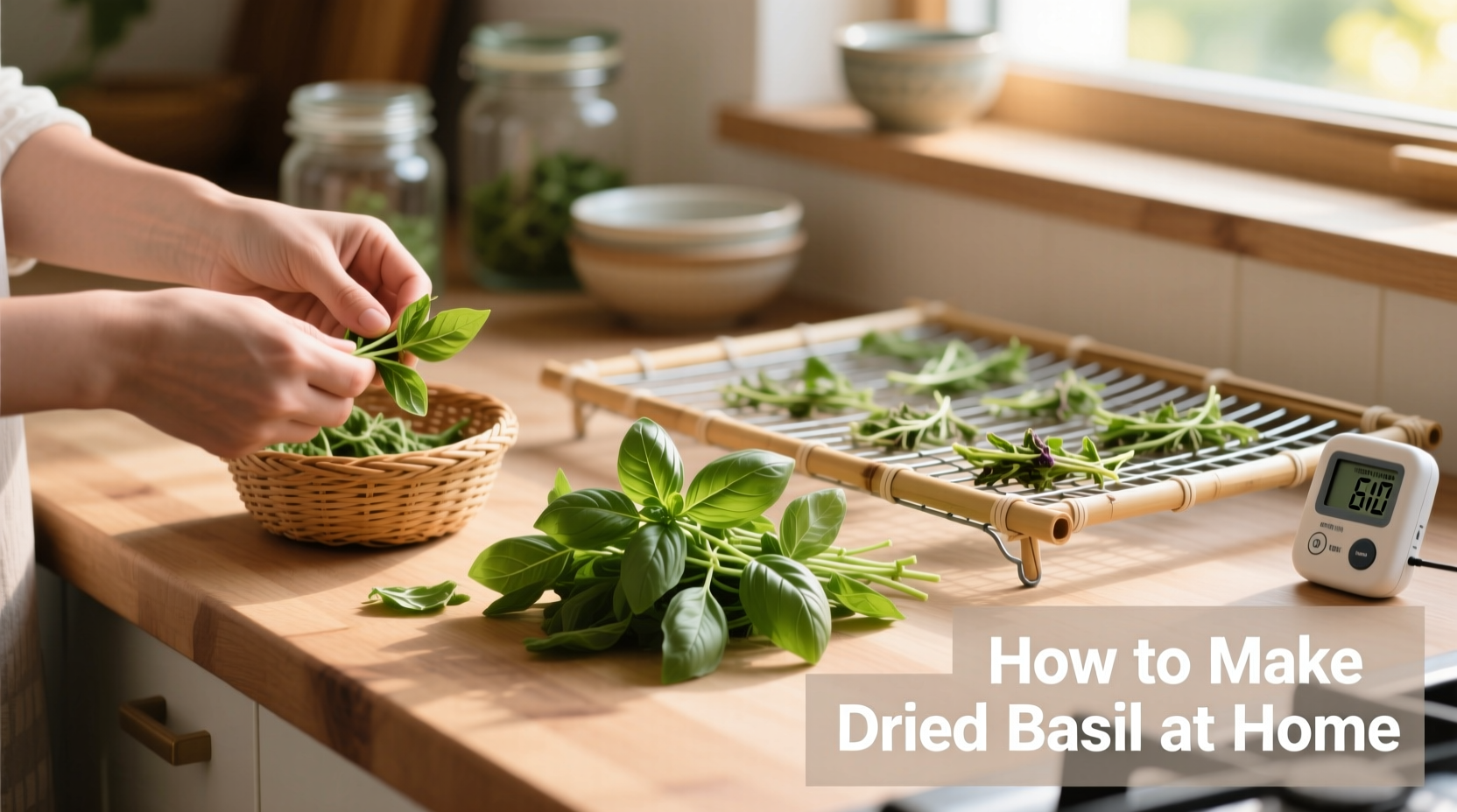 How To Make Dried Basil