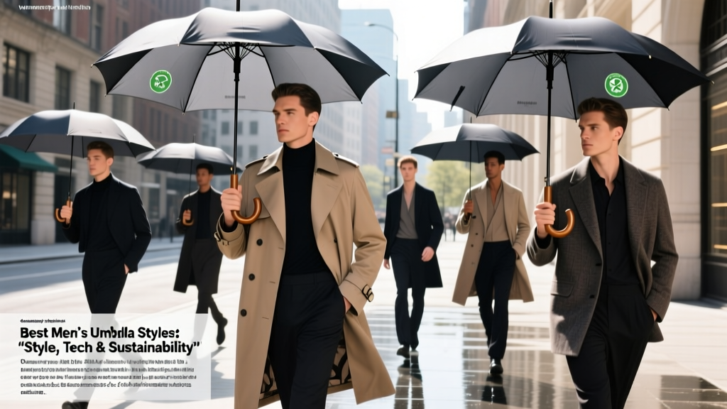 Best Men’s Umbrella Styles: Style, Tech & Sustainability
