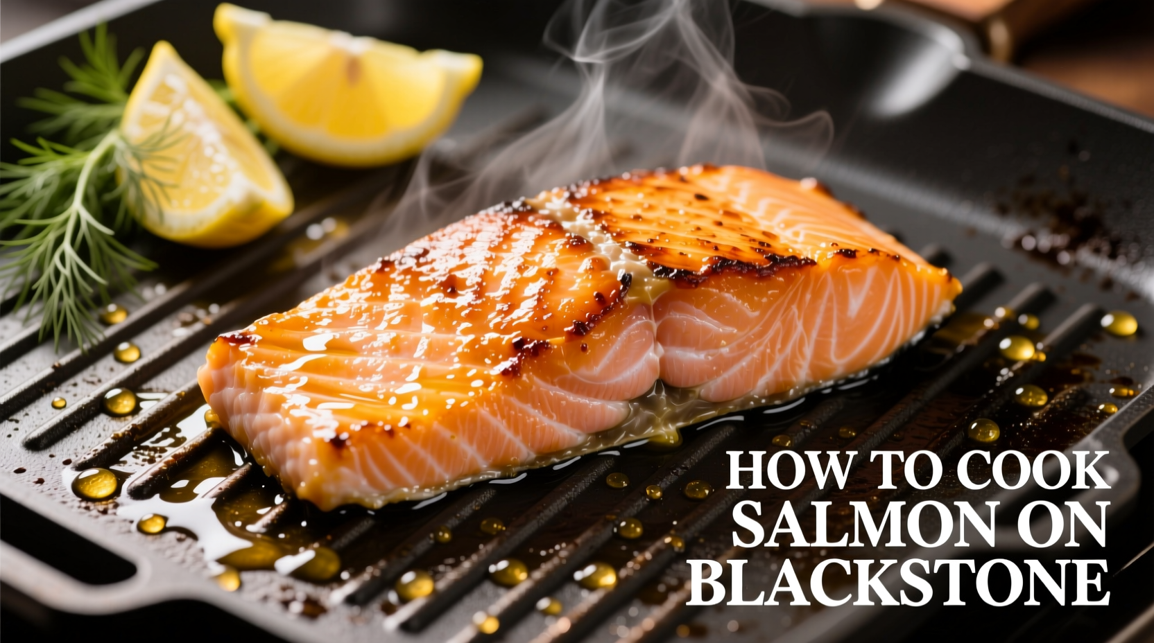 how to cook salmon on blackstone