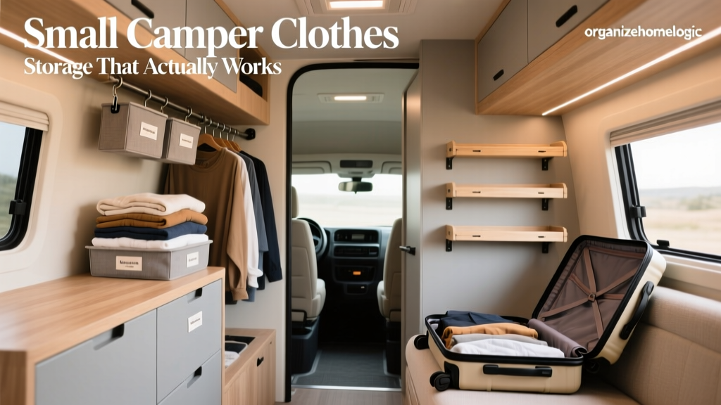 Small Camper Clothes Storage That Actually Works