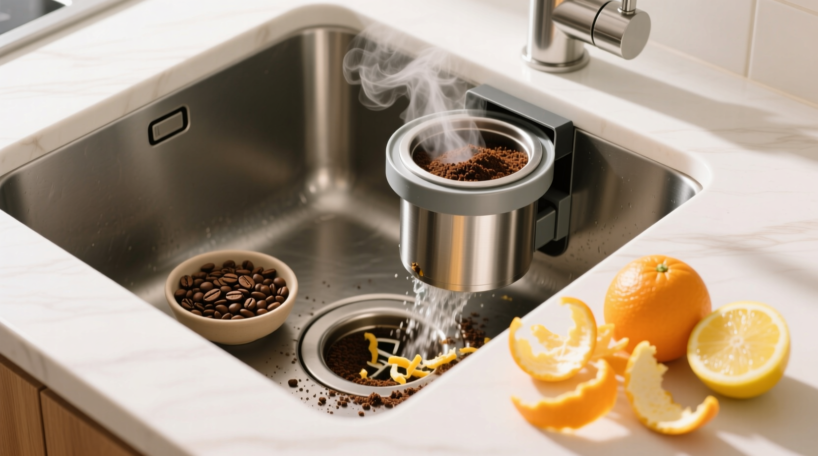 eco friendly cleaning deodorize garbage disposal naturally