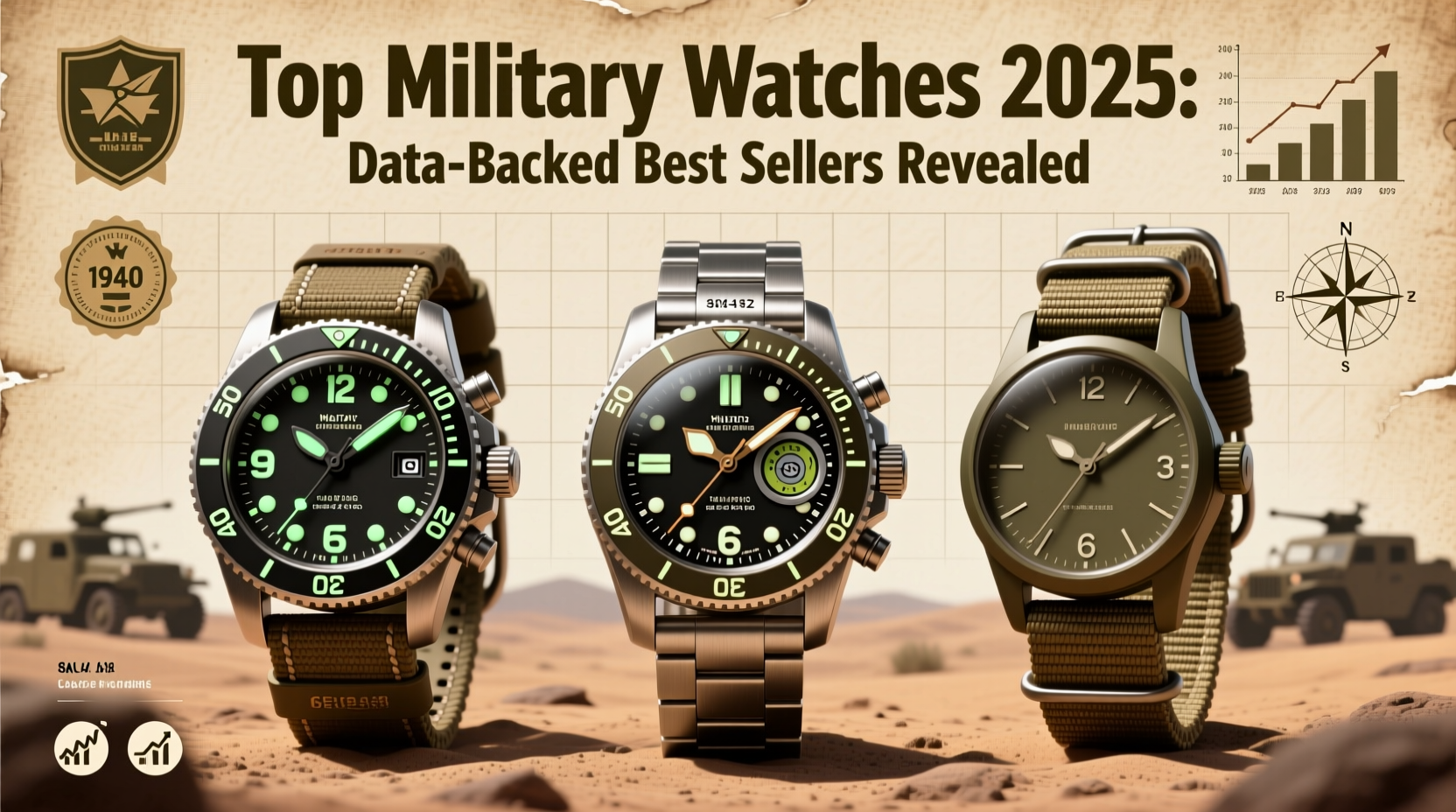 best selling military watch for men