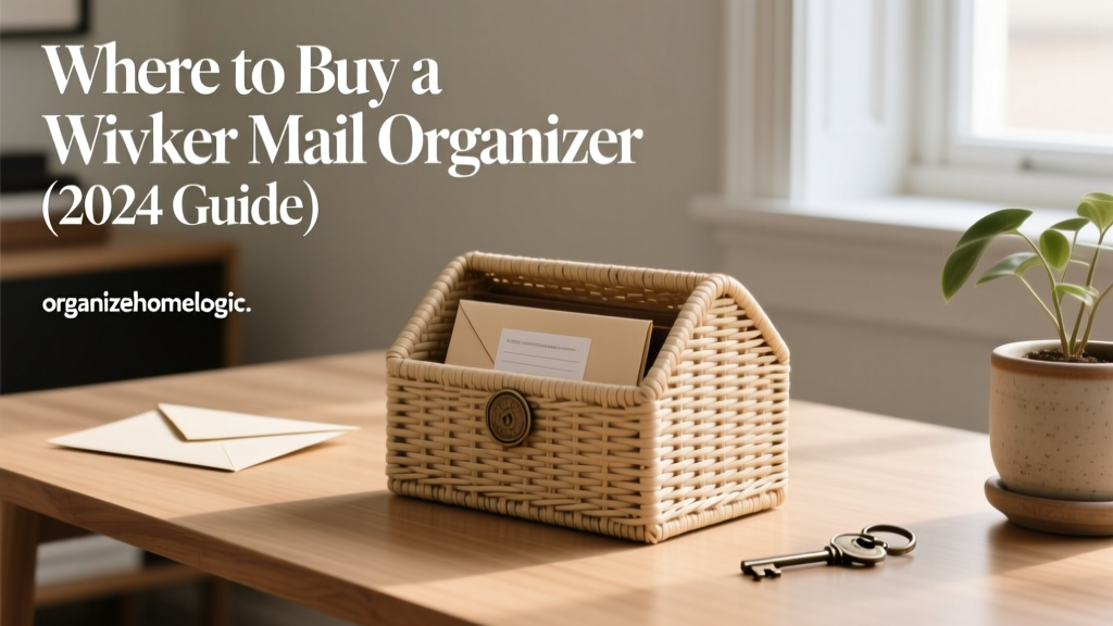 Where to Buy a Wicker Mail Organizer (2024 Guide)