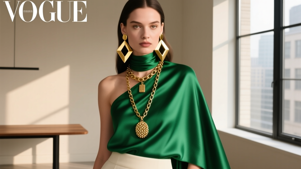 How to Pair a Scarf with Statement Jewelry