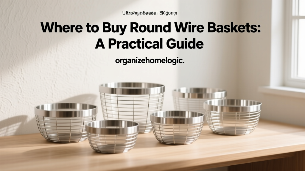 Where to Buy Round Wire Baskets: A Practical Guide