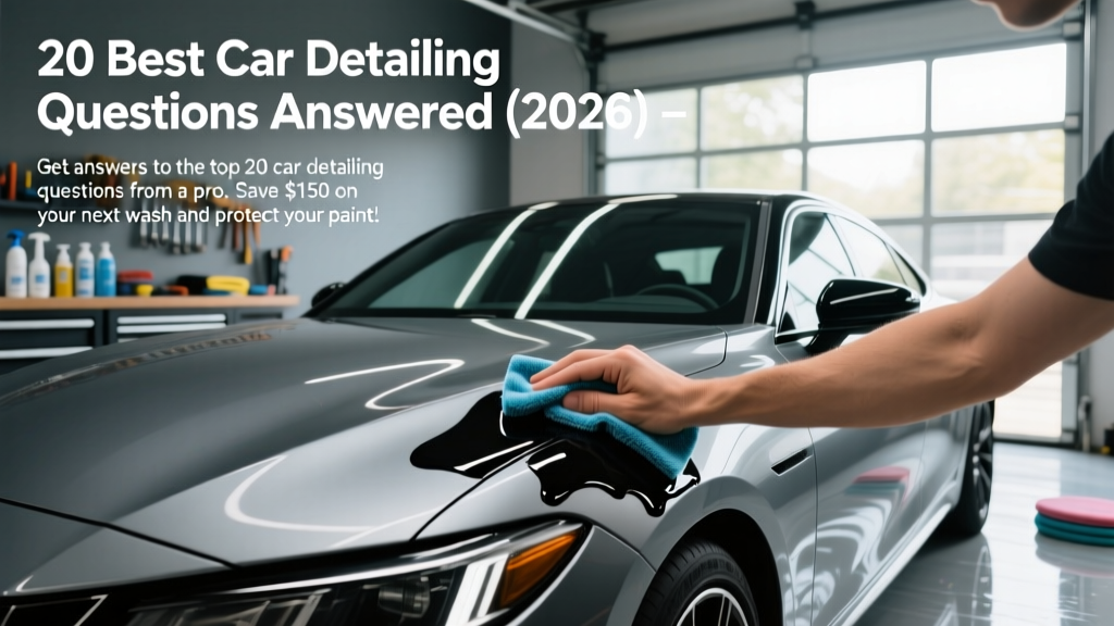 20 Best Car Detailing Questions Answered (2026)