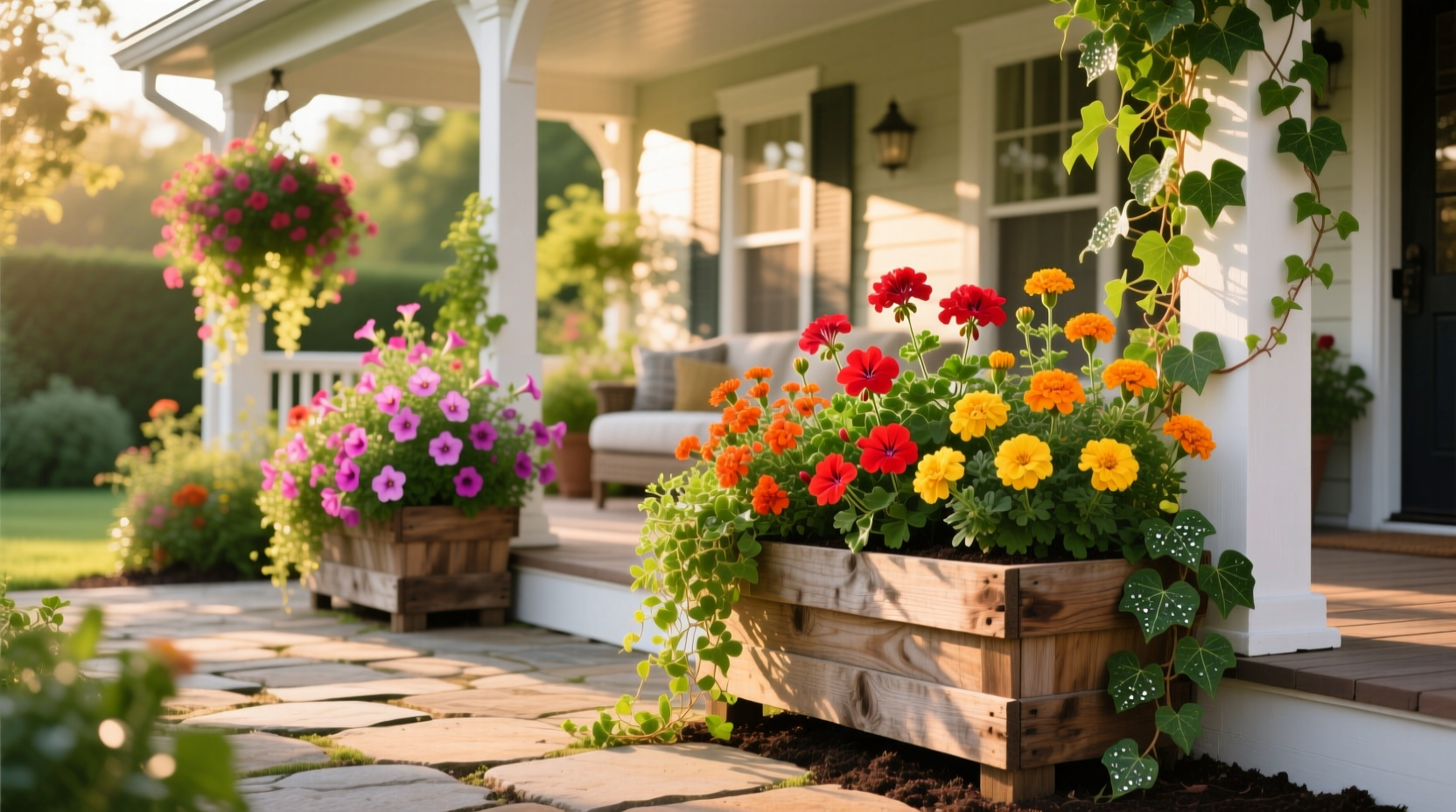 front porch planter ideas for summer