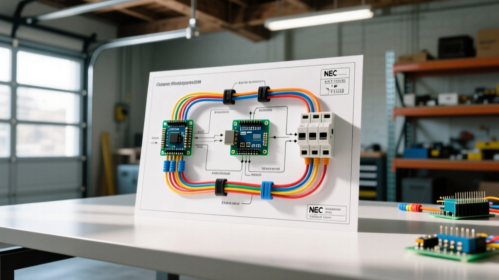 Wiring Diagram for Garage Door Sensors & Breaker Guide