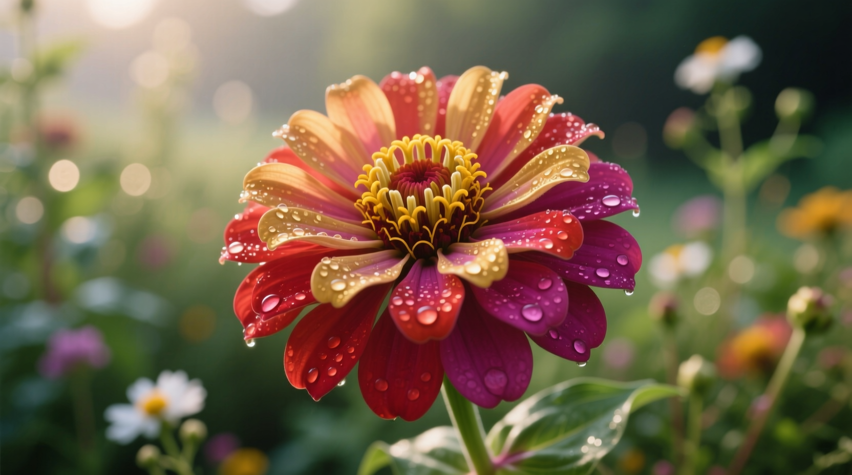 the zinnia flower