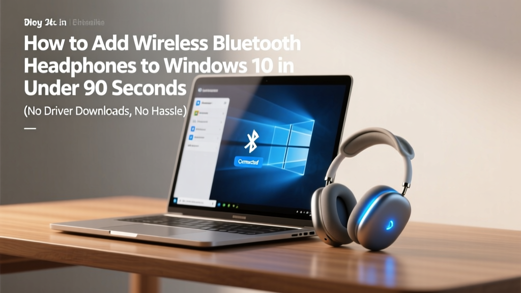 How To Add Wireless Bluetooth Headphones To Windows 10