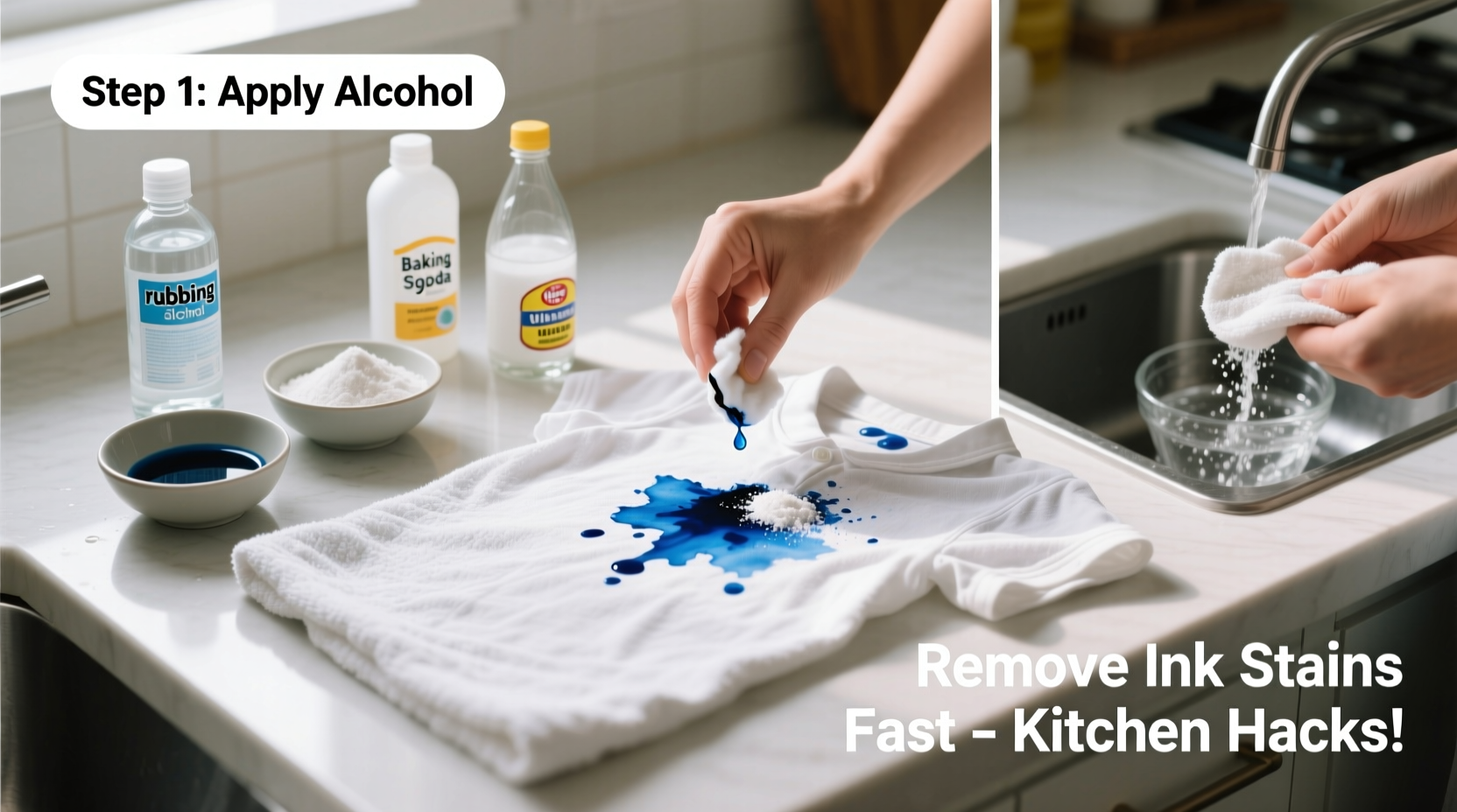 how to remove ink stains from cotton clothes with items already in your kitchen