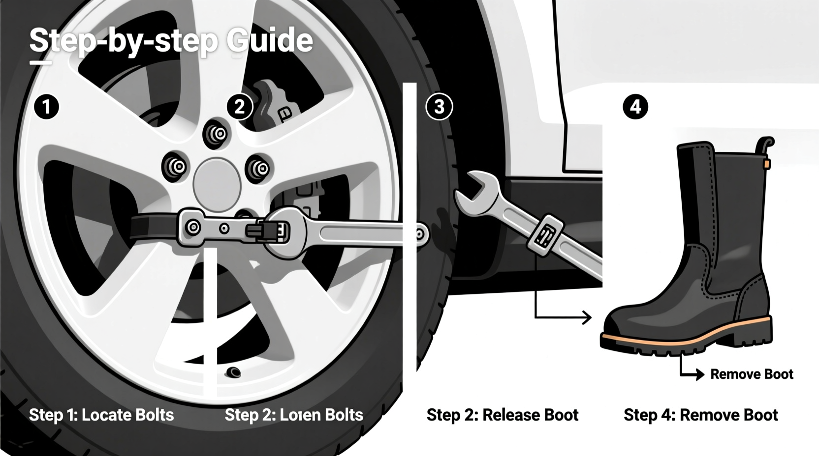 how to get a boot off your car