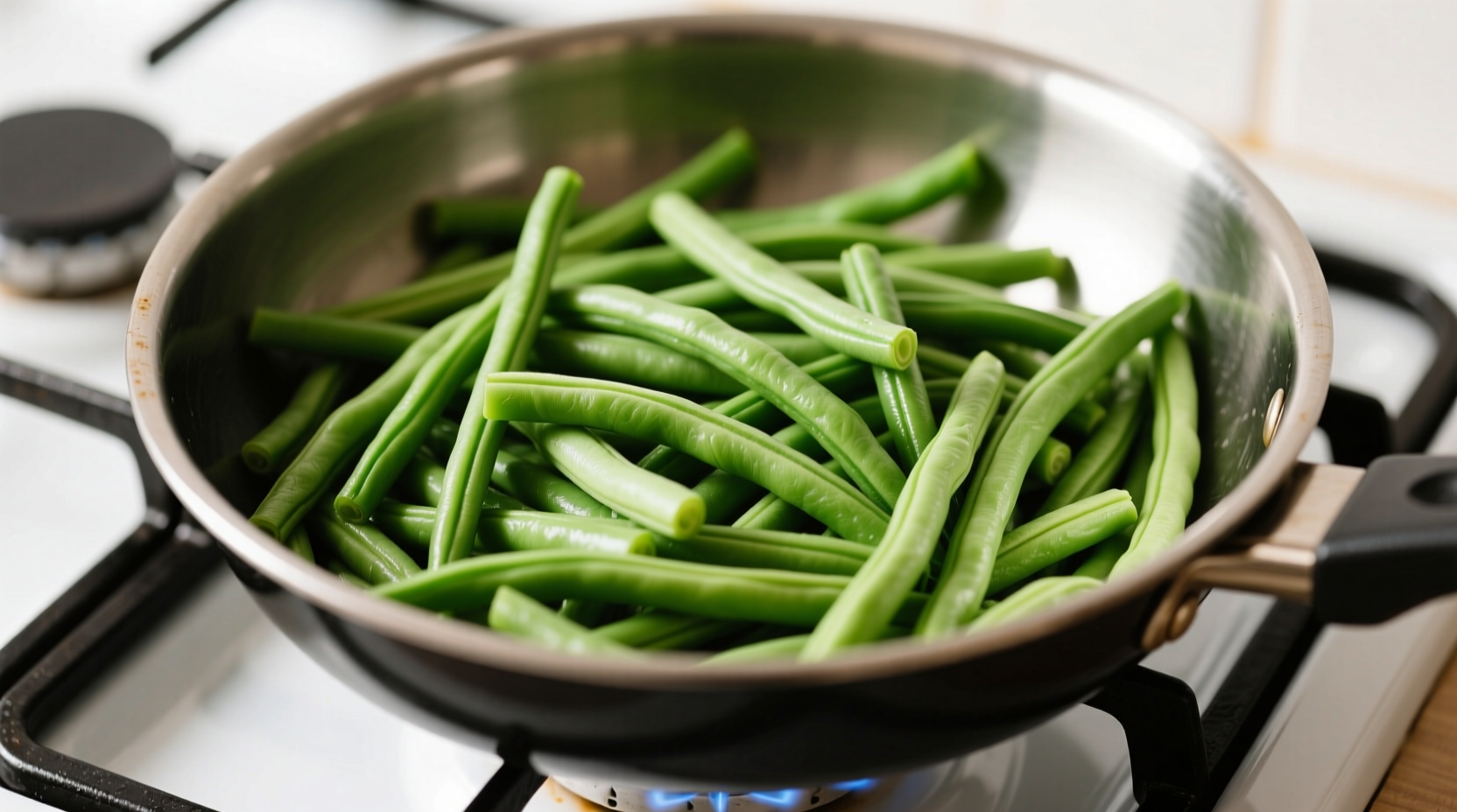 how long to cook fresh green beans on stove
