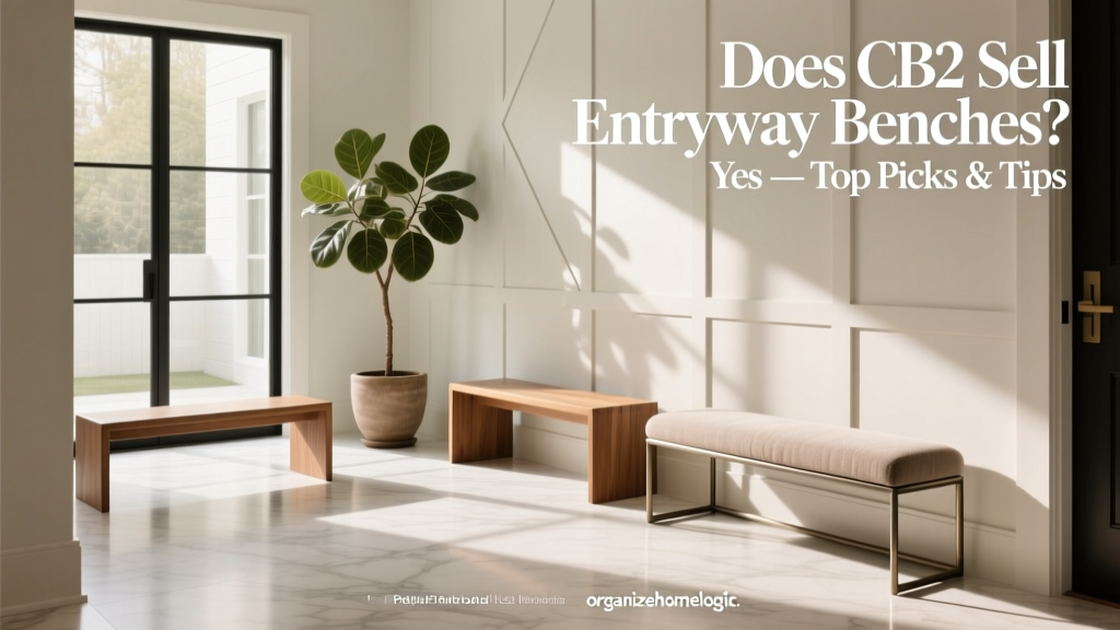 Does CB2 Sell Entryway Benches? Yes — Top Picks & Tips