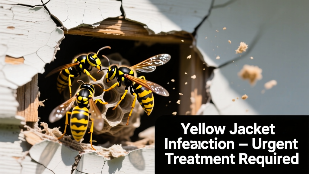 Yellow Jackets in Wall: What Pest Is It?