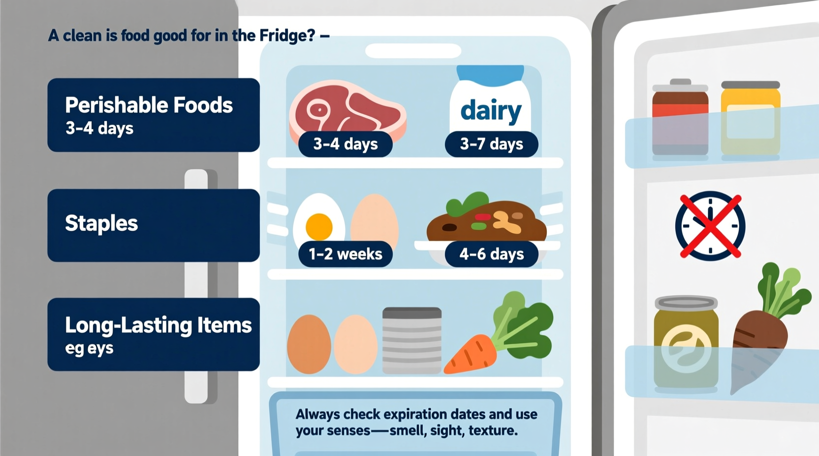 how long is food good for in the fridge