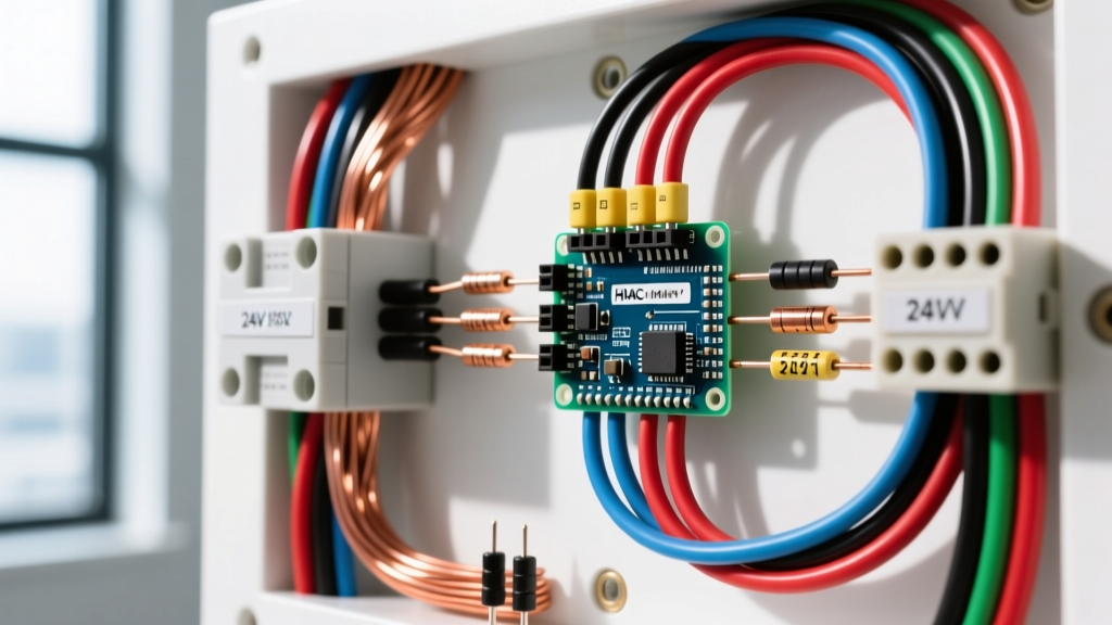 Calculating Voltage Drop in Series Circuit for 24V HVAC Interlocks