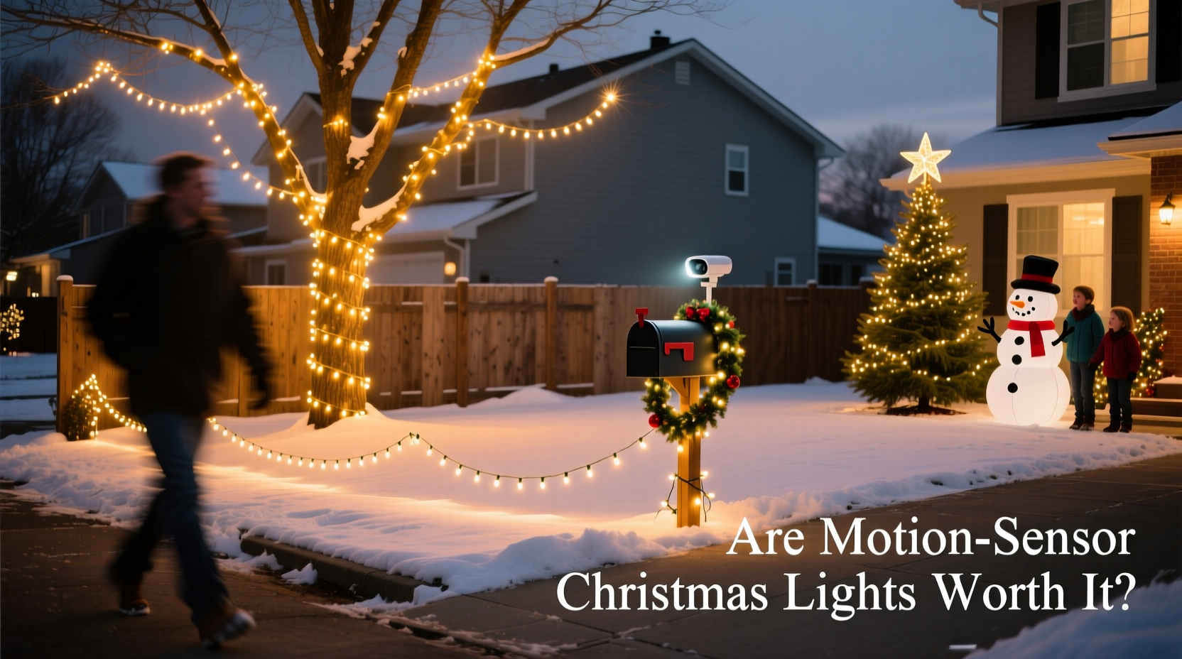 motion sensor christmas lights are they worth adding to your yard display