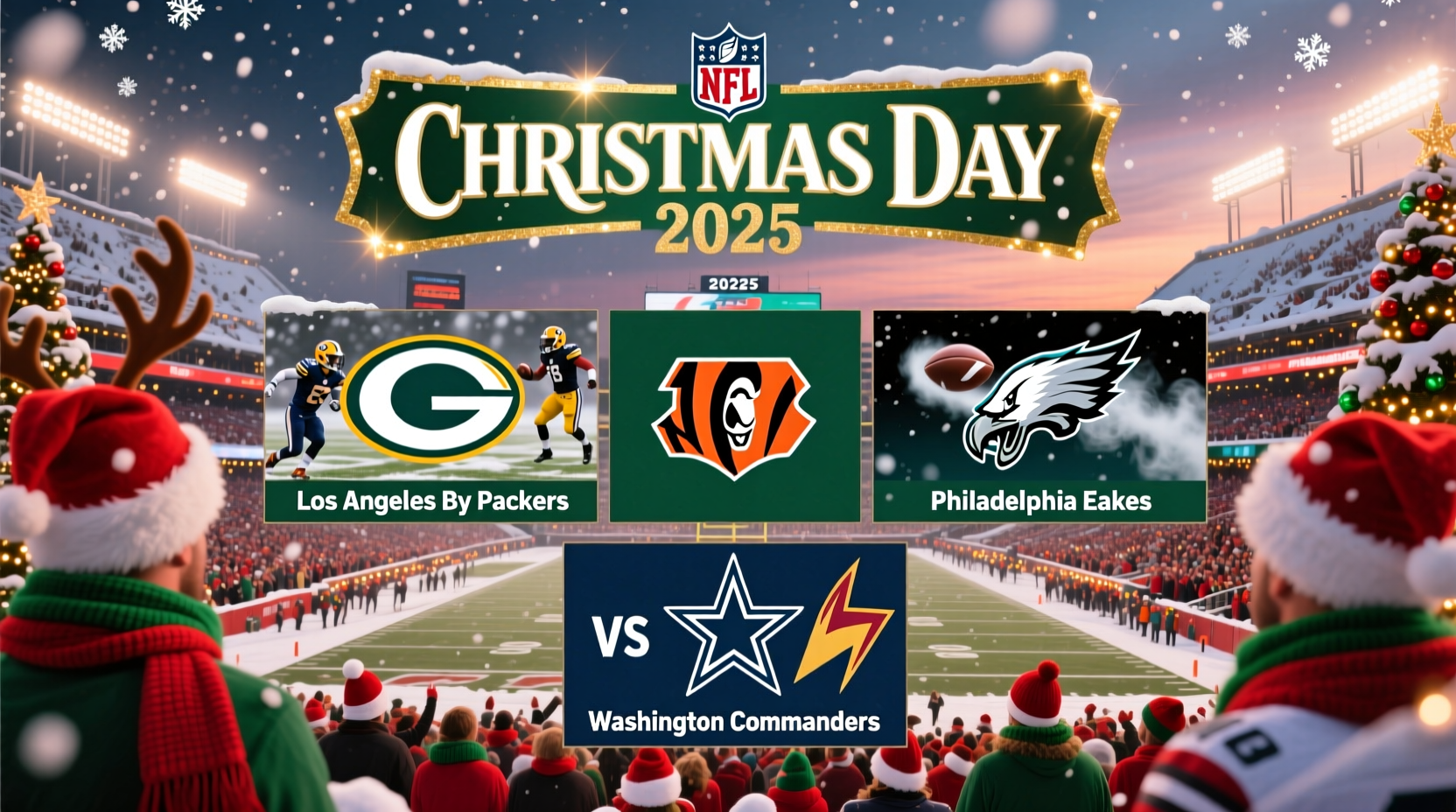 what football games are on christmas day