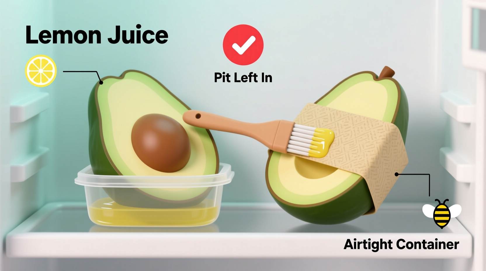 how to keep avocado fresh in the fridge for days without it turning brown