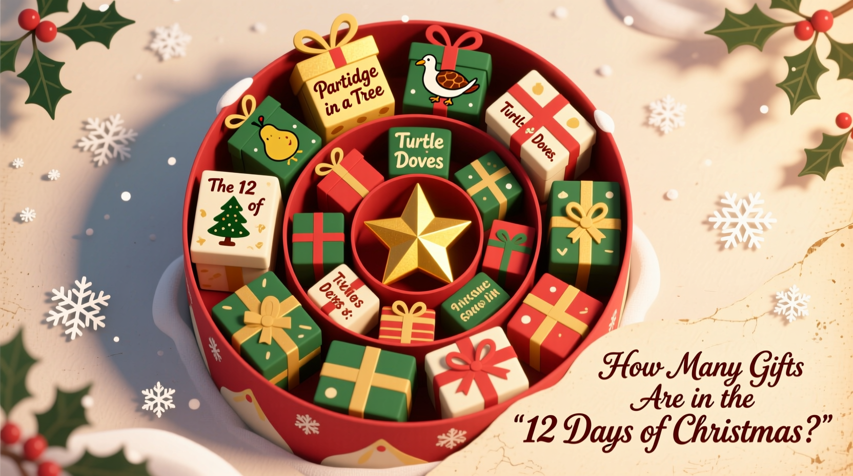 how many gifts are in the 12 days of christmas