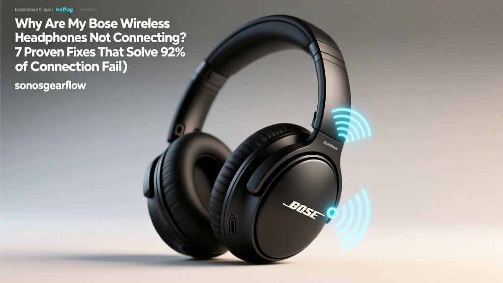 Bose Wireless Headphones Not Connecting? 7 Fixes