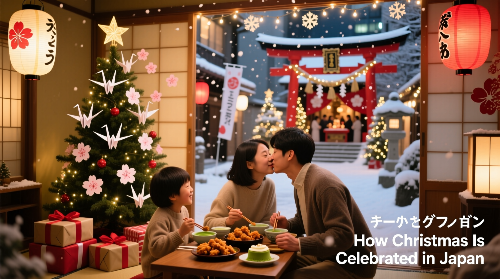 how christmas is celebrated in japan