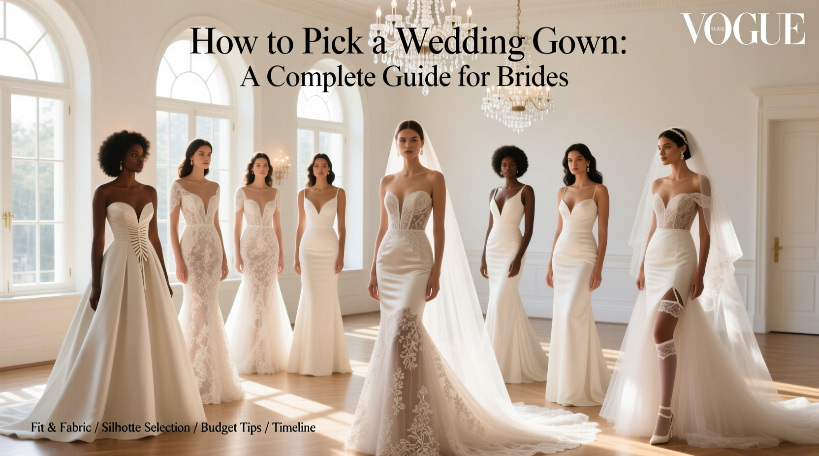 how to pick a wedding gown