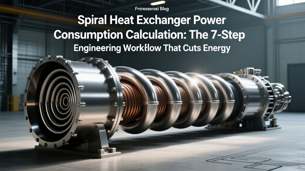 Spiral Heat Exchanger Power Calculation: Cut Energy 18–32%
