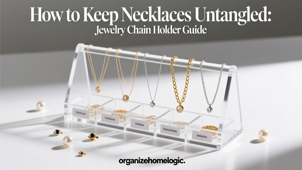 How to Keep Necklaces Untangled: Jewelry Chain Holder Guide