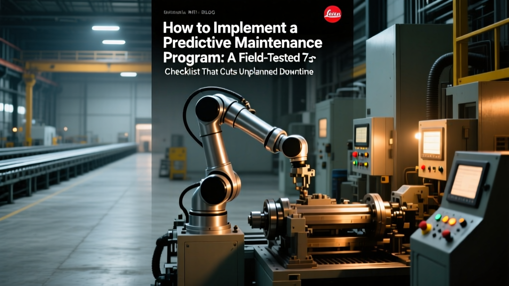Predictive Maintenance: 7-Step Checklist Cuts Downtime 45%
