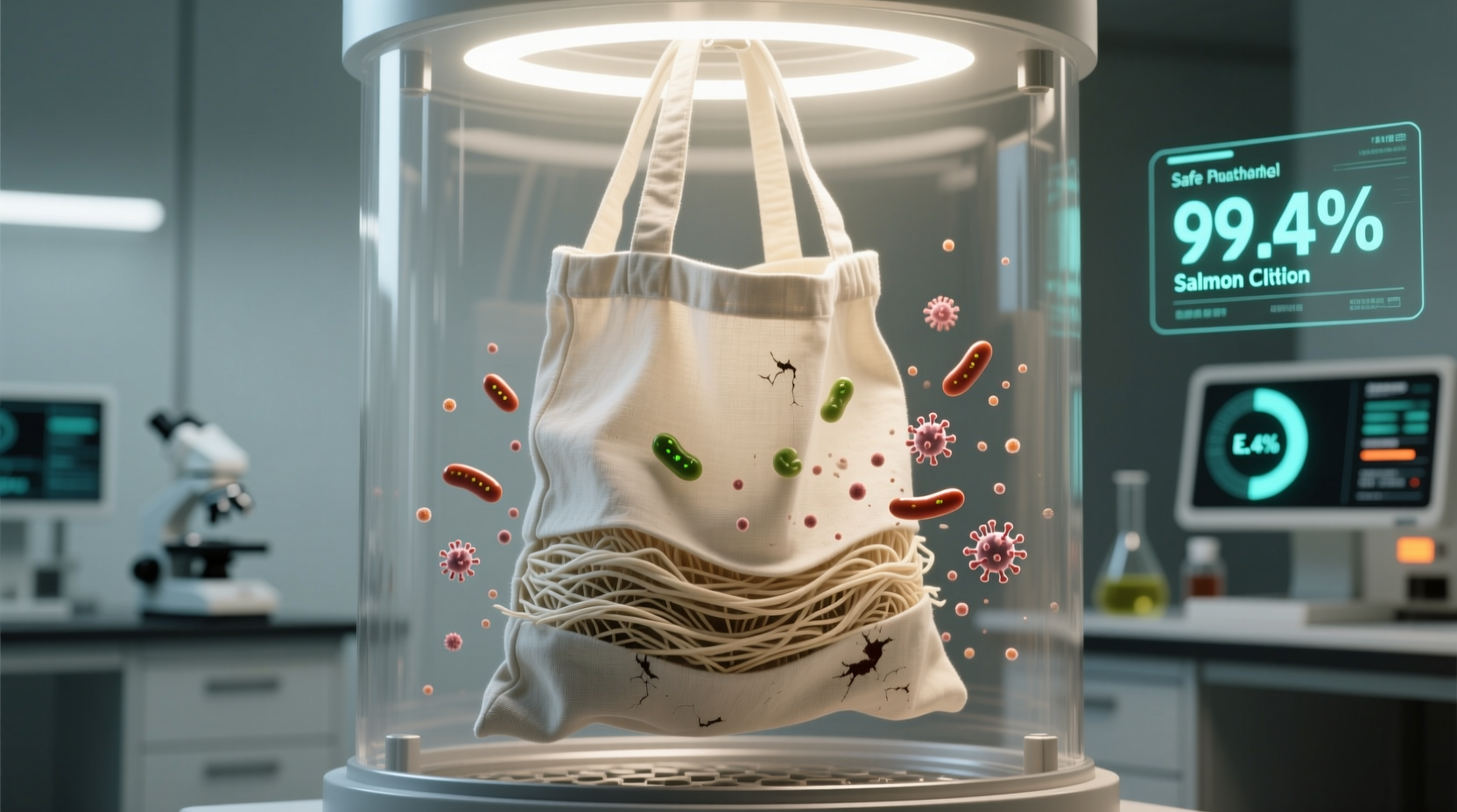 eco friendly cleaning sanitize cotton bags safely