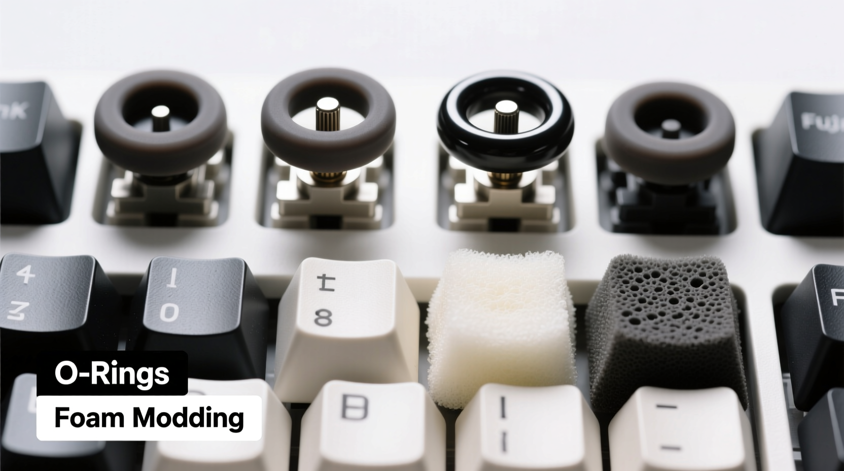 mechanical keyboard sound dampening o rings vs foam modding which is quieter