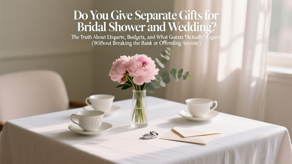 Bridal Shower and Wedding Gifts: What’s Expected (2026)