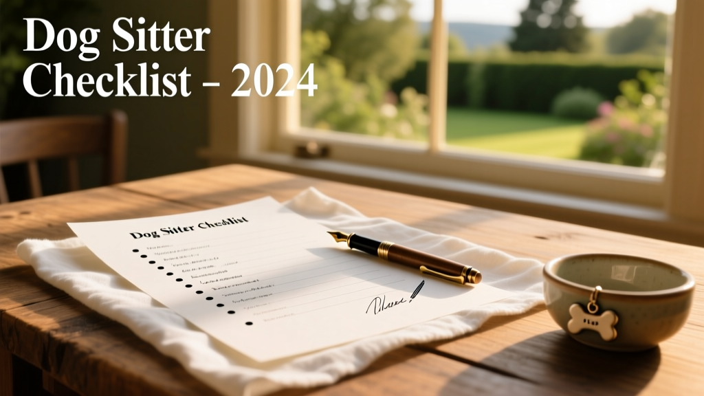 The ultimate dog sitter checklist