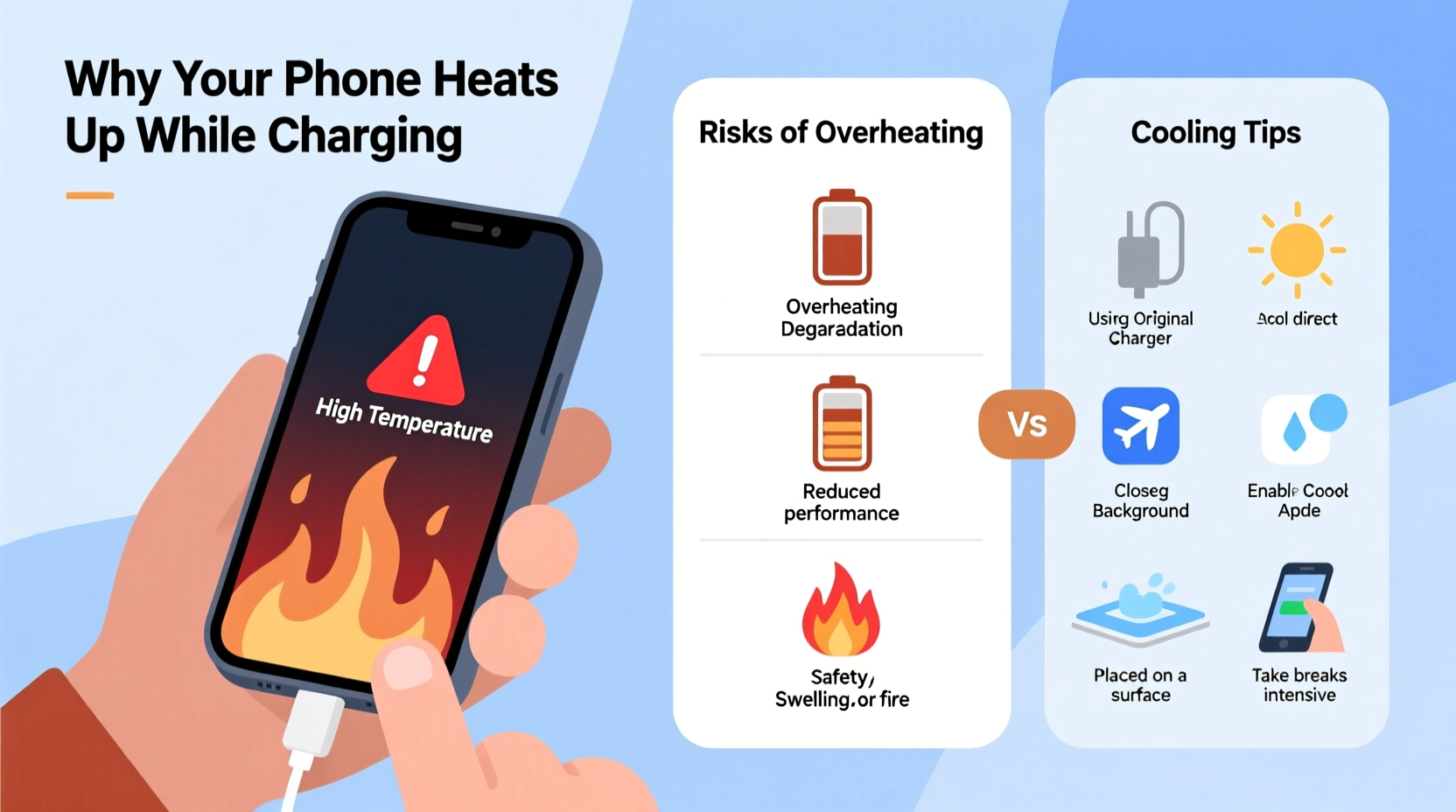 why does my phone get hot when charging while using it risks and cooling tips