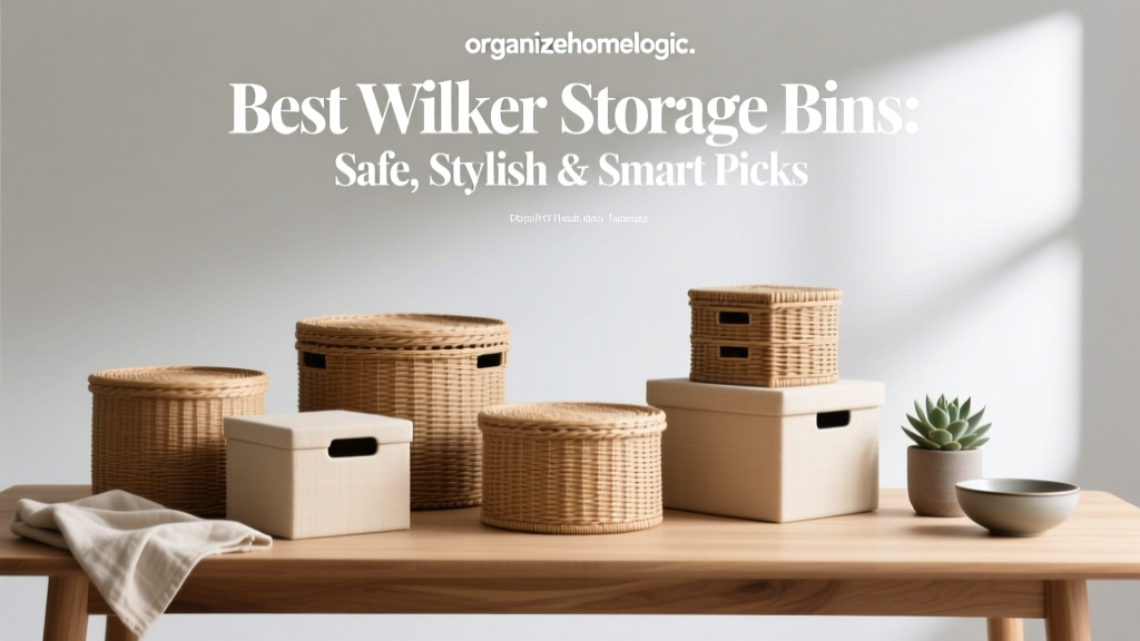 Best Wicker Storage Bins: Safe, Stylish & Smart Picks