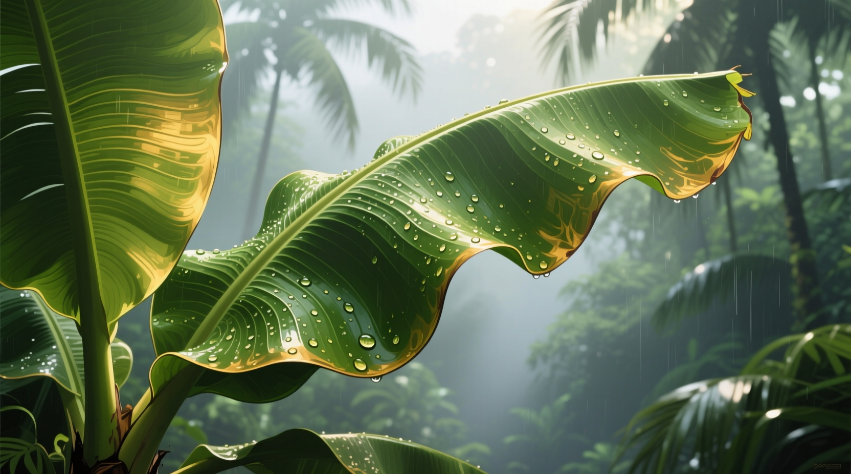 banana leaf plant