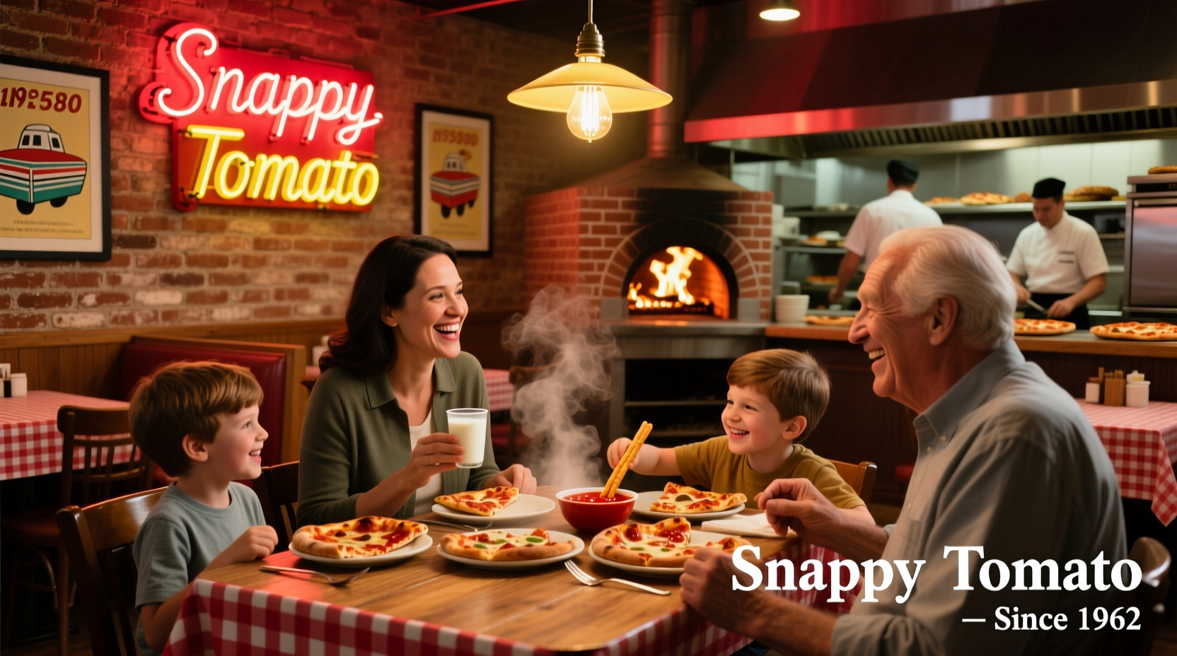 Family dining at Snappy Tomato Corbin Kentucky restaurant