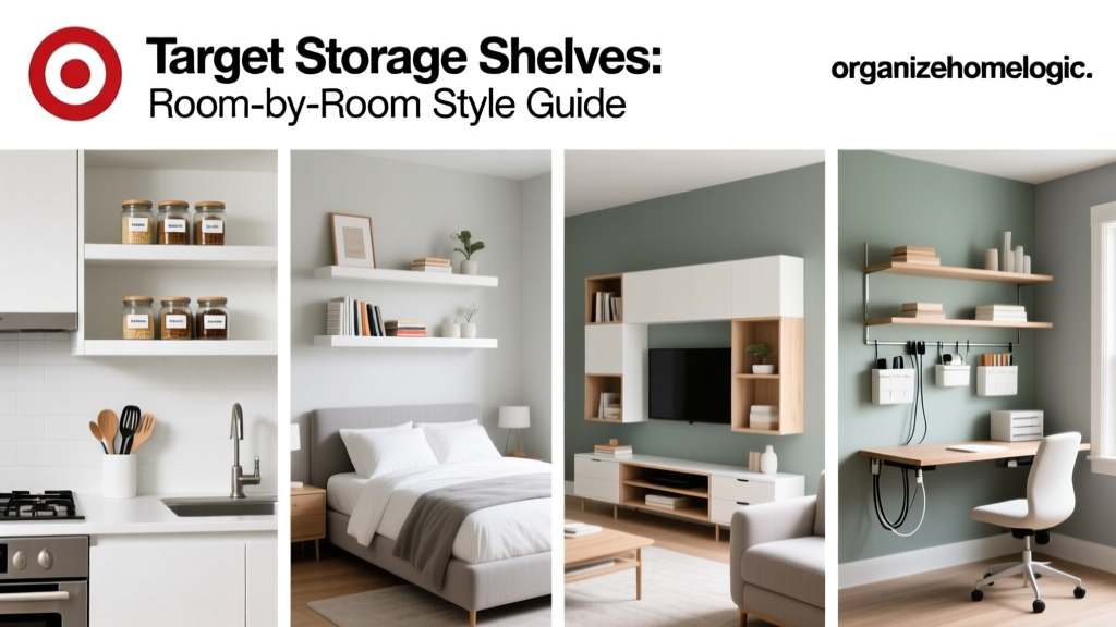 Target Storage Shelves: Room-by-Room Style Guide