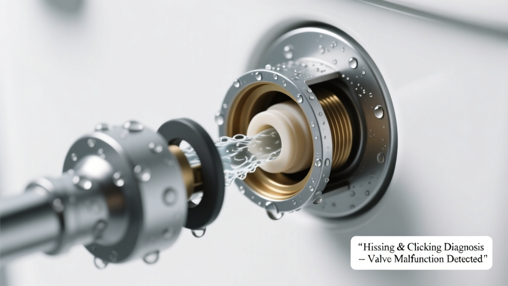 Toilet Fill Valve Hissing & Clicking: Quick Diagnosis