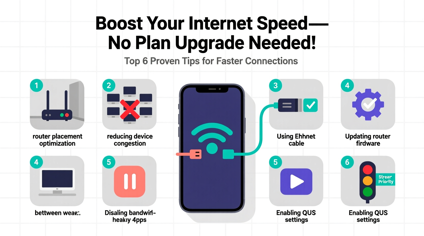 how to boost slow internet without upgrading your plan
