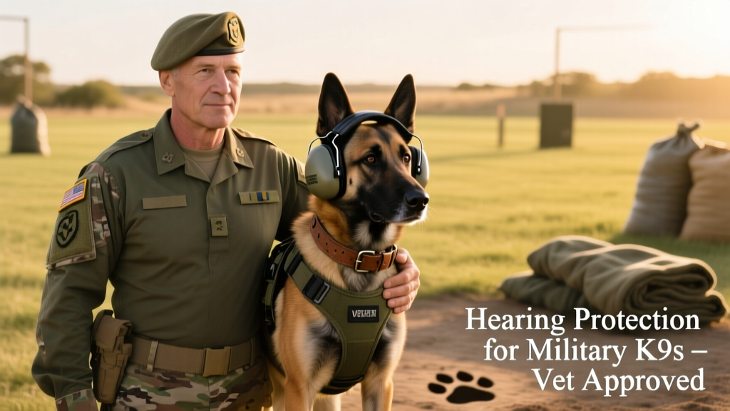 a soldier and a K9 military dog