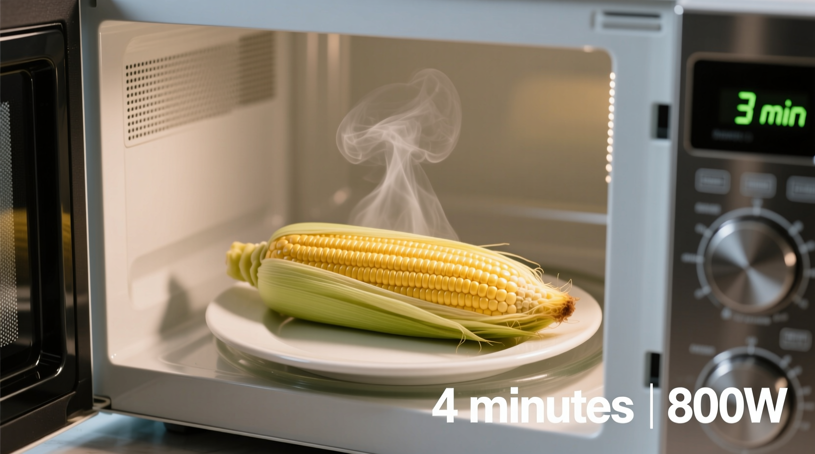 how to cook fresh corn in the microwave