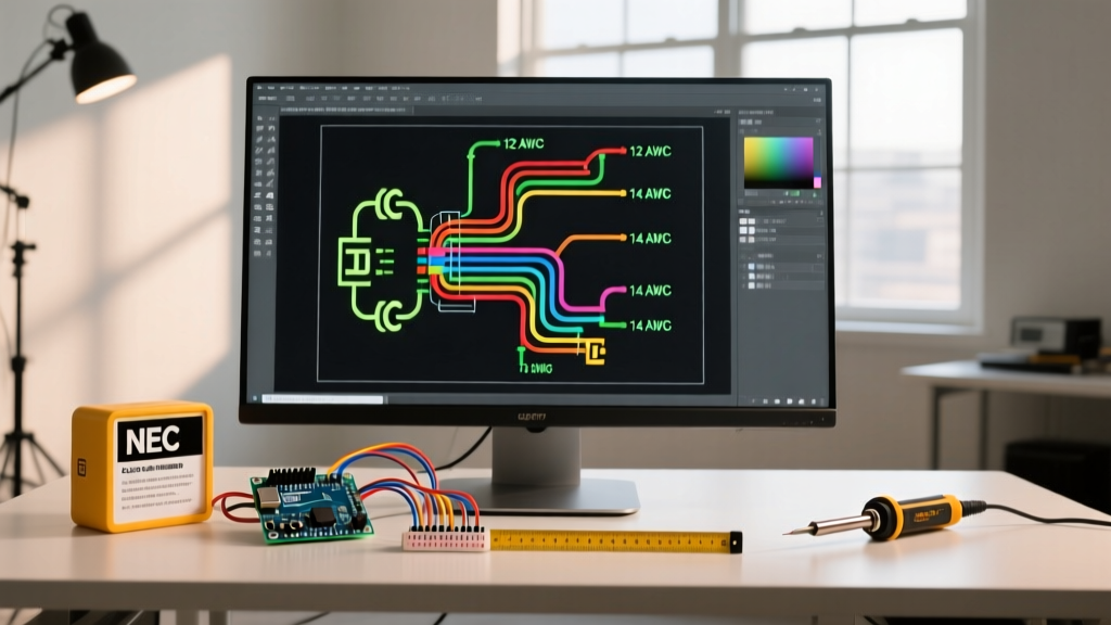 Drafting an Electrical Wiring Diagram in AutoCAD for NEC Compliance