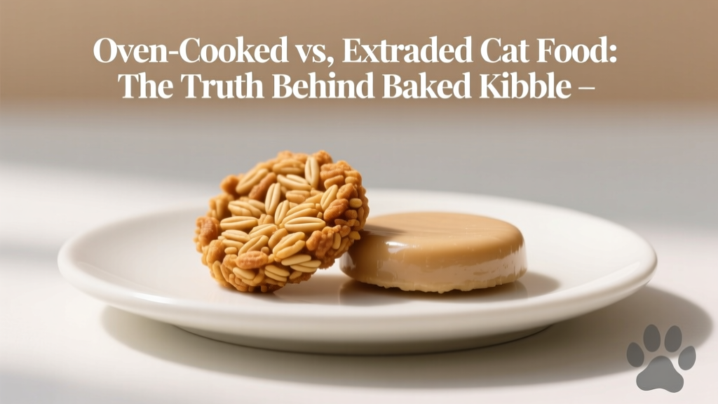 Cat Food Baked Kibble: Oven-Cooked vs Extruded